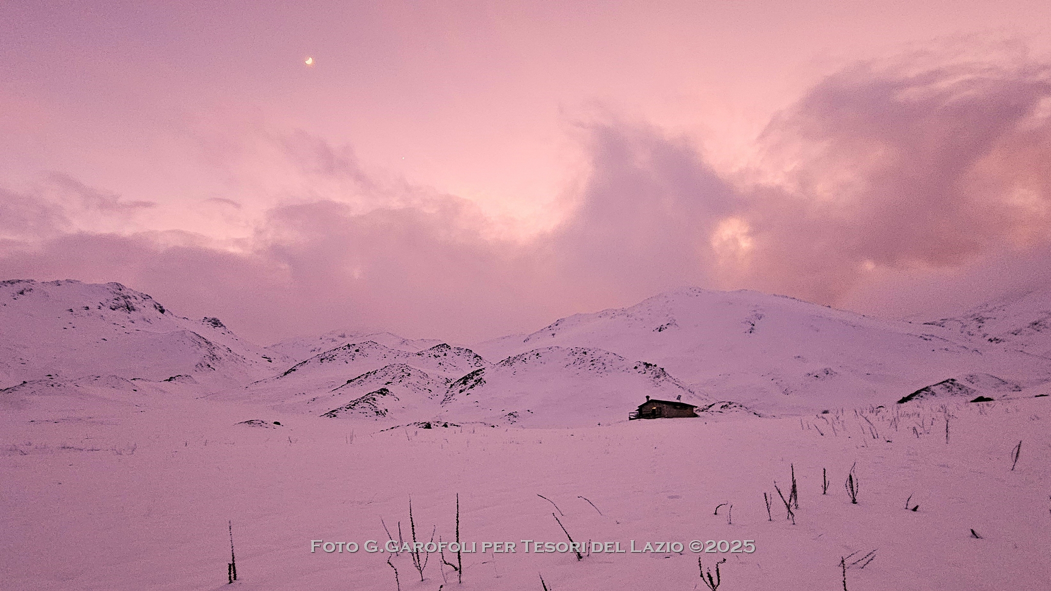 Ciaspolata e bivacco notturno allo Stazzo - Scanno (AQ) - Foto G. Garofoli (01-2025)